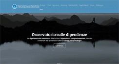 Desktop Screenshot of osservatoriodipendenze.com